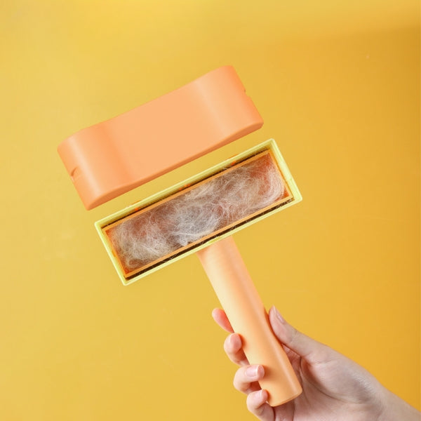 2-Way Pet Hair Roller Remover – Roller + Brush Combo Tool