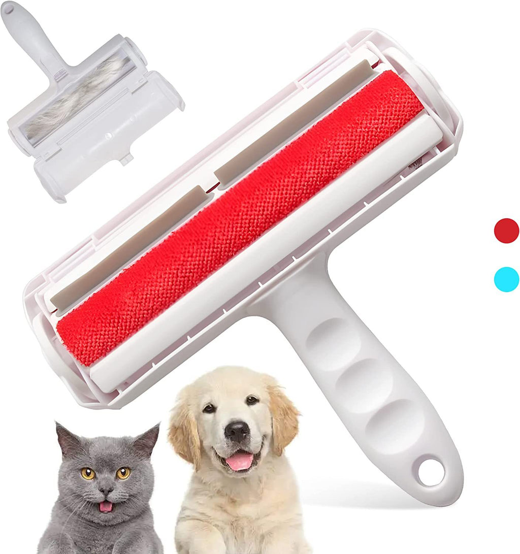 Pet Hair Removing Roller Brush – for Cat Hair on Furniture, Couch, Carpet, Car, Rugs & Bedding